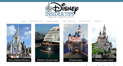 Desktop Screenshot of disneyinsidertips.com