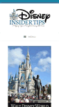 Mobile Screenshot of disneyinsidertips.com